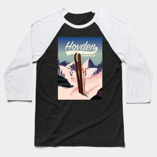 Hovden Norway ski poster. Baseball T-Shirt